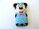 Міні Мобільний Телефон Mickey Mouse (Мікі Маус) BLUE (Power Bank вбудований), фото 5