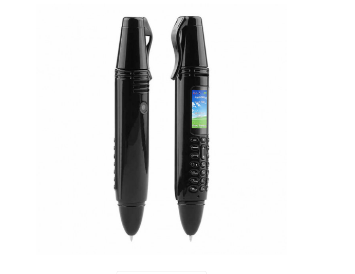 Ручка портативний мобільний телефон з камерою 0.08 MP і Bluetooth AK 007 (Чорний)