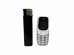 Міні мобільний маленький телефон L8 Star BM10 (2Sim) сірий