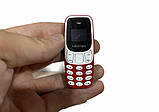 Міні мобільний маленький телефон L8 Star BM10 (2Sim) червоний, фото 3