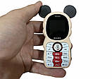 Міні Мобільний Телефон Mickey Mouse (Power Bank вбудований) червоний хлопчик, фото 5