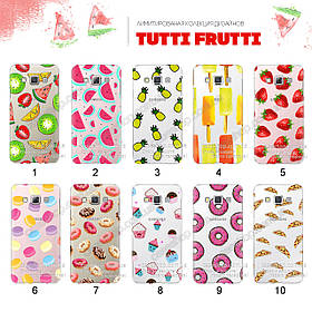 Ультратонкий прозорий чохол з малюнком для Samsung Galaxy A5 2015 A500H (80 дизайнів)