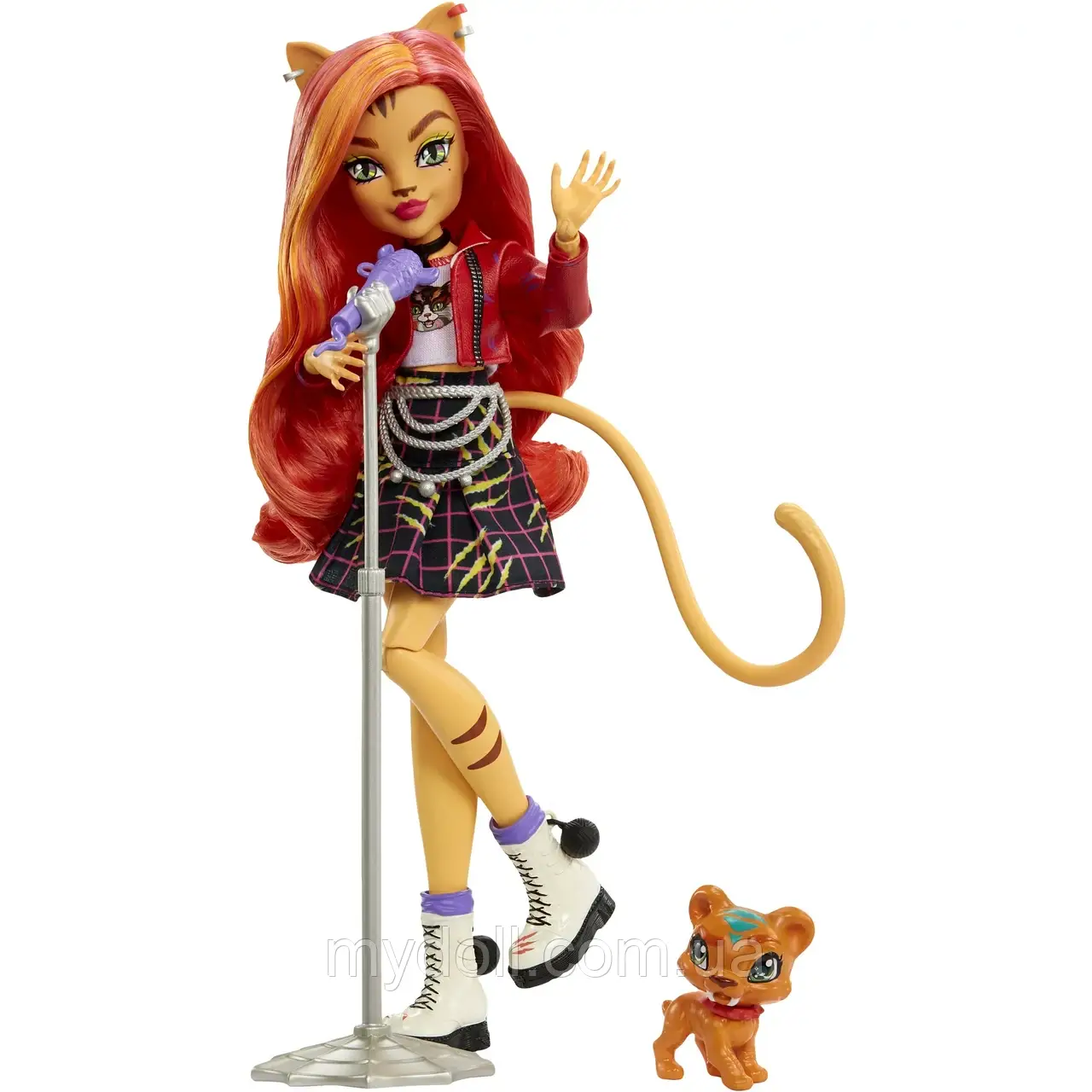 Лялька Монстер Хай Торалей Страйп Monster High Toralei Stripe Doll G3 з вихованцем HHK57 Mattel Оригінал