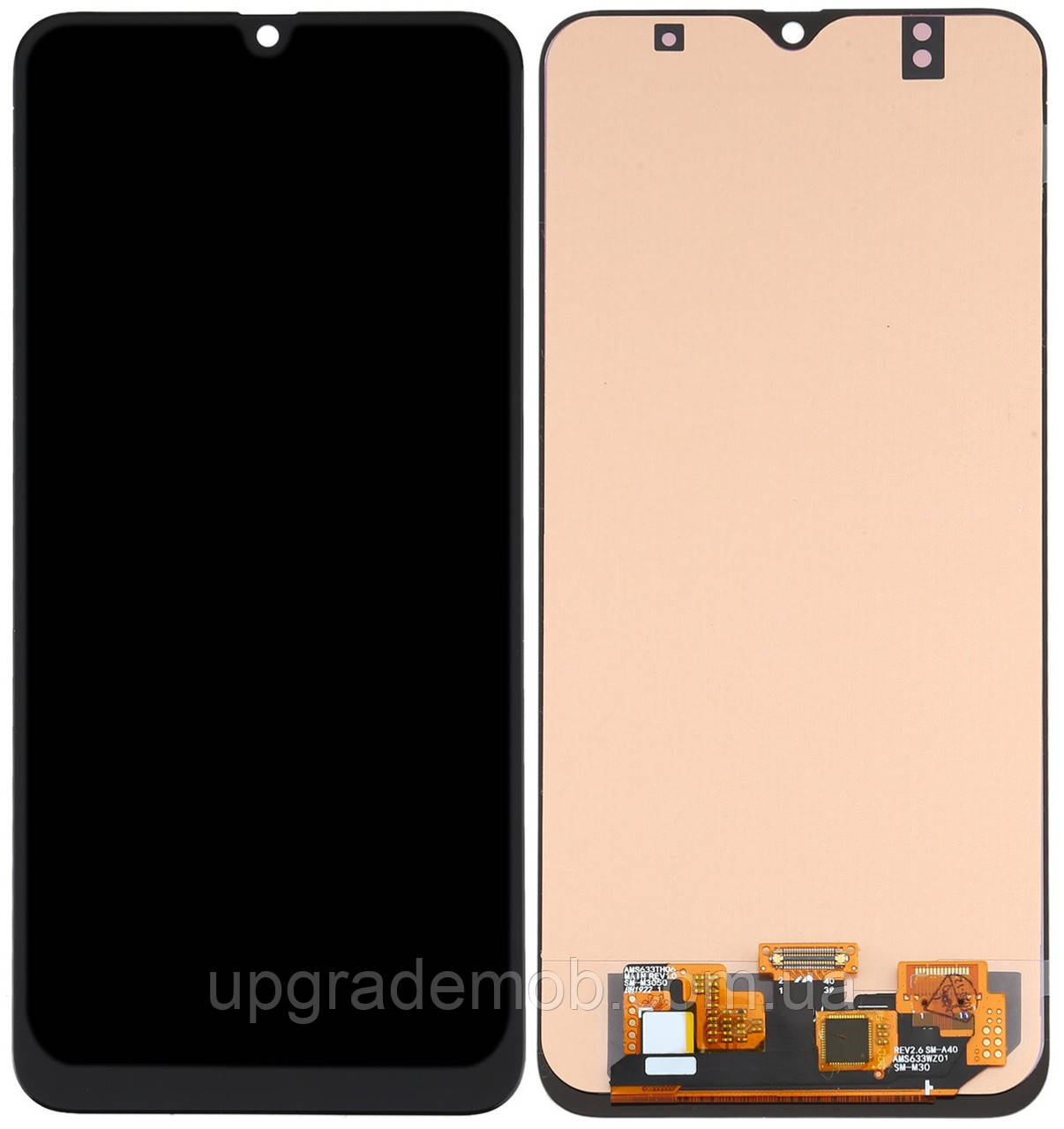 Дисплей-модуль тачскрин Samsung M215 Galaxy M21/M305/M307/M315/F415 чорний OLED