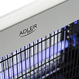Знищувач комах на 150 м2. Пастка для комах. Електрична мухобійка Adler AD-7934, фото 7