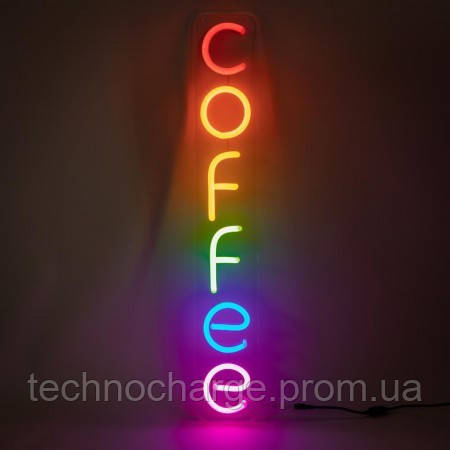 Вывеска COFFEE 8 (100х650) - фото 1 - id-p1868822297