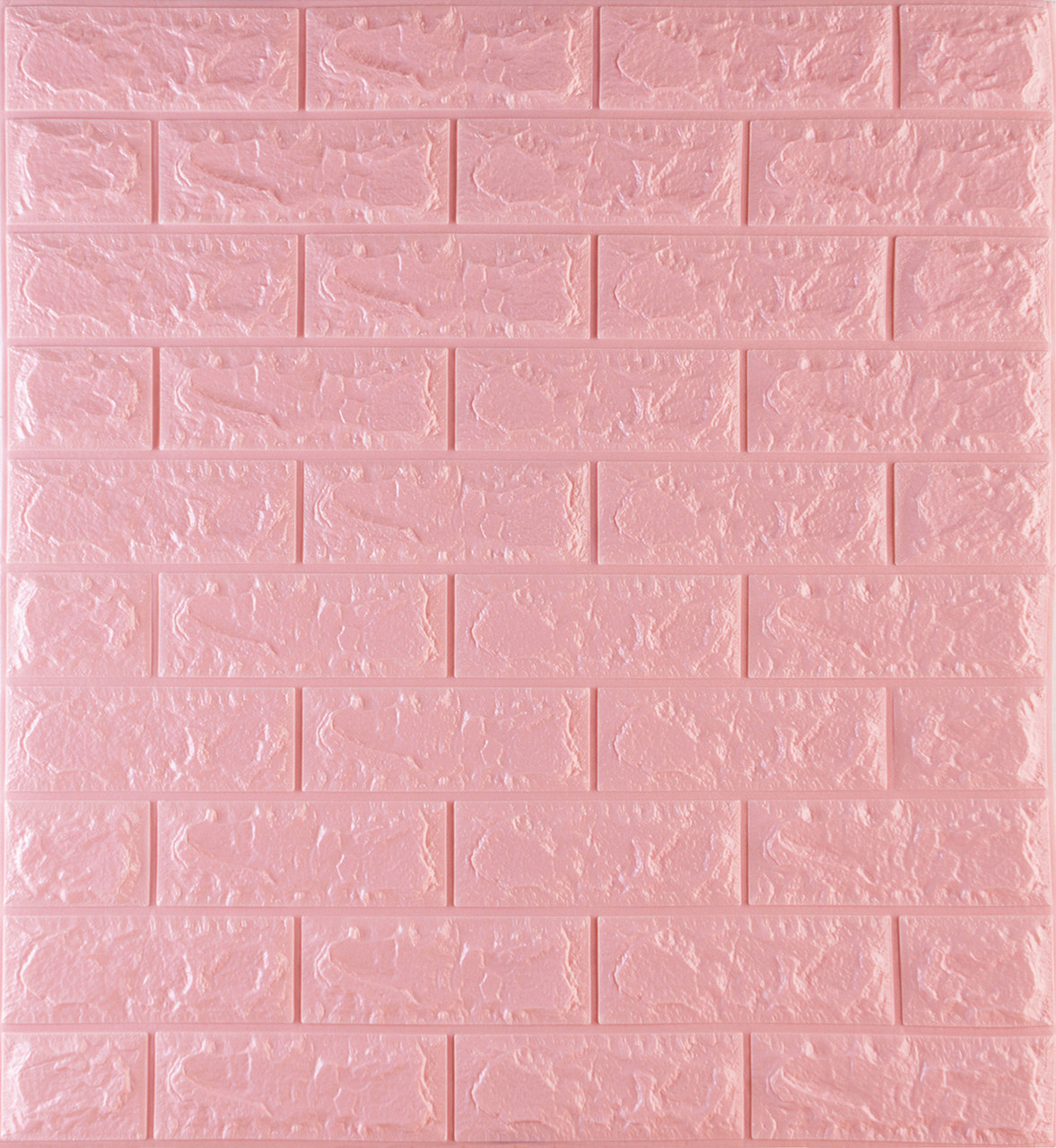 Панель для стен 3D розовый кирпич 700x770x7мм