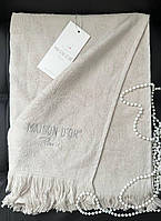 Пляжное Махровое полотенце с жаккардовым узором Maison D or Hawaii 85*150 -Stone
