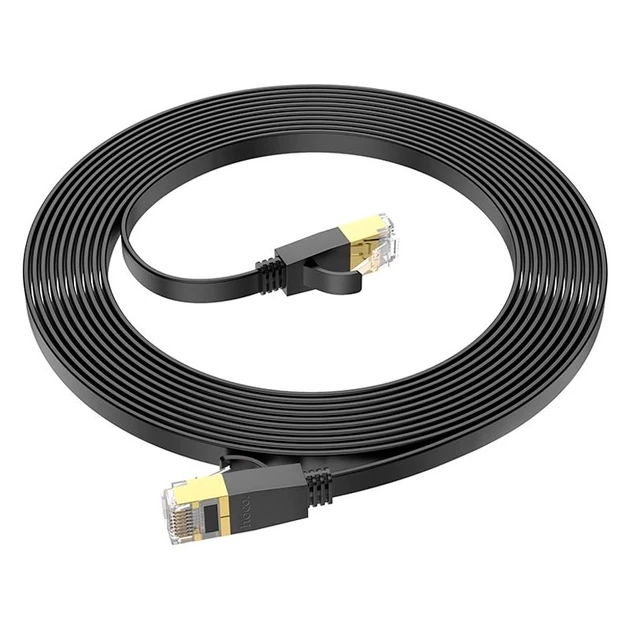 Патч-корд мережевий кабель LAN Hoco US07 Gigabit Ethernet RJ45 to RJ45 5м, фото 1