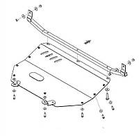 Защита двигателя для AUDI 80 1991-1996 только двигатель, V-1.6;1.8;2.0 / (Кольчуга) на Ауди 80, Арт: