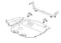 Защита двигателя для AUDI 100 1990-1994 двигатель и КПП, V-2,2; 2,3; 2,6; 2,8; 2,4D (кроме 4х4) / (Кольчуга)