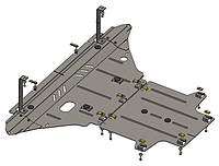 Защита двигателя для AUDI A5 2007-2011 двигатель + КПП + радиатор, V-1,8; 2,0TFSI; / (Кольчуга) на Ауди A5,