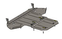 Защита двигателя для AUDI A8 2002-2010 двигатель + КПП + радиатор, V-3,2-4,2i / (Кольчуга) на Ауди A8, Арт: