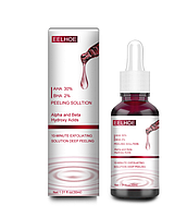 Кіслотний пілінг- сироватка для обличча AHA30% + BHA 2% Eelhoe peeling solltion, 30 мл