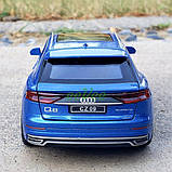Машинка іграшка Audi Q8 Quattro металева моделька колекційна 16 см Синій (60082), фото 9