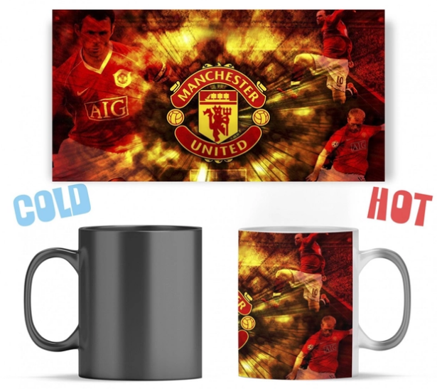 Чашка Хамелеон Манчестер Юнайтед (Manchester United Football Club) ABC