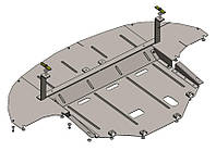 Защита двигателя для KIA Optima 2015- двигатель + КПП + радиатор, V-все / (Кольчуга) на Киа Оптима, Арт: