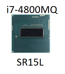 Процесор для ноутбука G4 Intel Core i7-4800MQ (SR15L) 4x2,7Ghz 6Mb Cache 2700Mhz Bus б/в