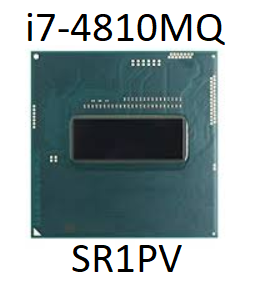 Процесор для ноутбука G4 Intel Core i7-4810MQ (SR1PV) 4x2,8Ghz 6Mb Cache 2800Mhz Bus б/в