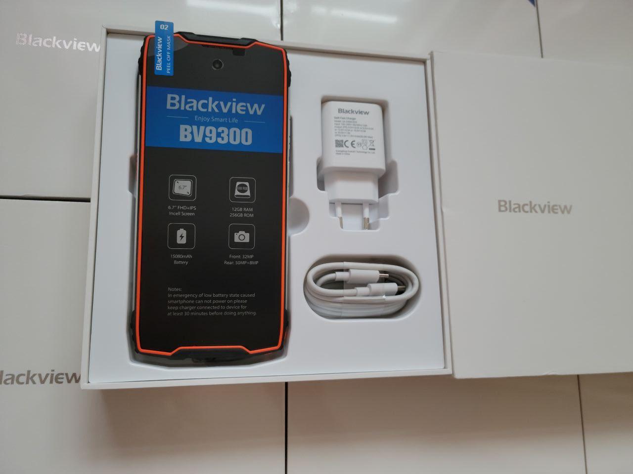 Смартфон Blackview BV9300 Orange 100Lm Flashlight 12/256GB NFC 15080 мА/год Новинка 2023 року