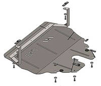 Защита двигателя для VW Polo 2001-2009 двигатель + КПП + радиатор, V-1,4; 1,6; 1,8; 1,4D; 1,9D / (Кольчуга) на