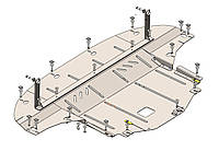 Защита двигателя для KIA XCeed 2019- двигатель + КПП + радиатор, V-1,4T-GDi / (Кольчуга) на Киа Киа ХСид, Арт: