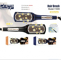 Гребінець випрямляч для волосся 60W DSP 11009. Щітка-випрямляч волосся DSP 11009
