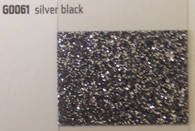 Термоплівка з великими блискітками Siser MODA GLITTER 2 Silver Black (сісер мода глітер 2 срібло чорне)