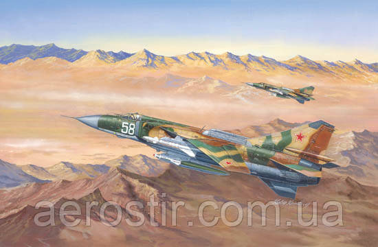 MIG-23MLD Flogger-K 1/48 Trumpeter 02856, фото 1