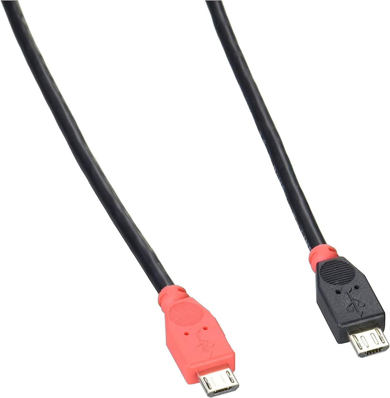 Кабель Lindy USB 2.0 OTG, тип B Micro/тип B Micro, 20cm, фото 1