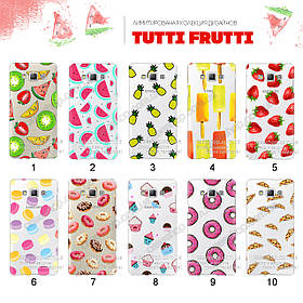 Ультратонкий прозорий чохол з малюнком для Samsung Galaxy A7 2015 A700H (80 дизайнів)