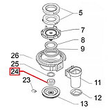 Підшипник горизонтальної кавомолки для кавомашин Saeco, Philips, Gaggia, 996530011182, фото 6