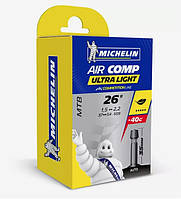 Велокамера МТБ Michelin C4 AirComp Ultralight 26х1.5-2.2 Presta 40 мм