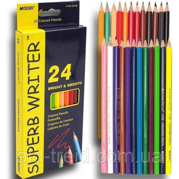 Олівці 24кол. "Superb writer "