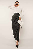 Женственная повседневная юбка Николь прилегающего силуэта макси длины 42-52 размер разные цвета