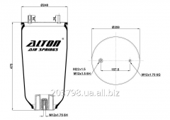 Пневмоподушка без склянки аналог 4157NP05 Туреччина