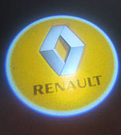 Подсветка лого фонари дверей с логотипом led Renault Megane Рено Меган Laguna Talisman