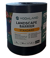 Смуга бордюрна пластикова H150 чорна 9 м