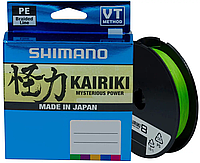 Шнур Shimano Kairiki 8 PE Mantis Green 150m 0.10mm 6.5kg (1013-2266.96.90)