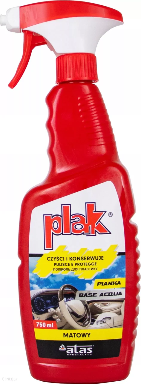 Поліроль для пластику авто Plak Base Acqua матовий 750 мл