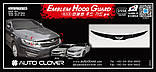 Дефлектор капоту (мухобійка) KIA Optima K5 2010-2014 (Autoclover/Корея), фото 9