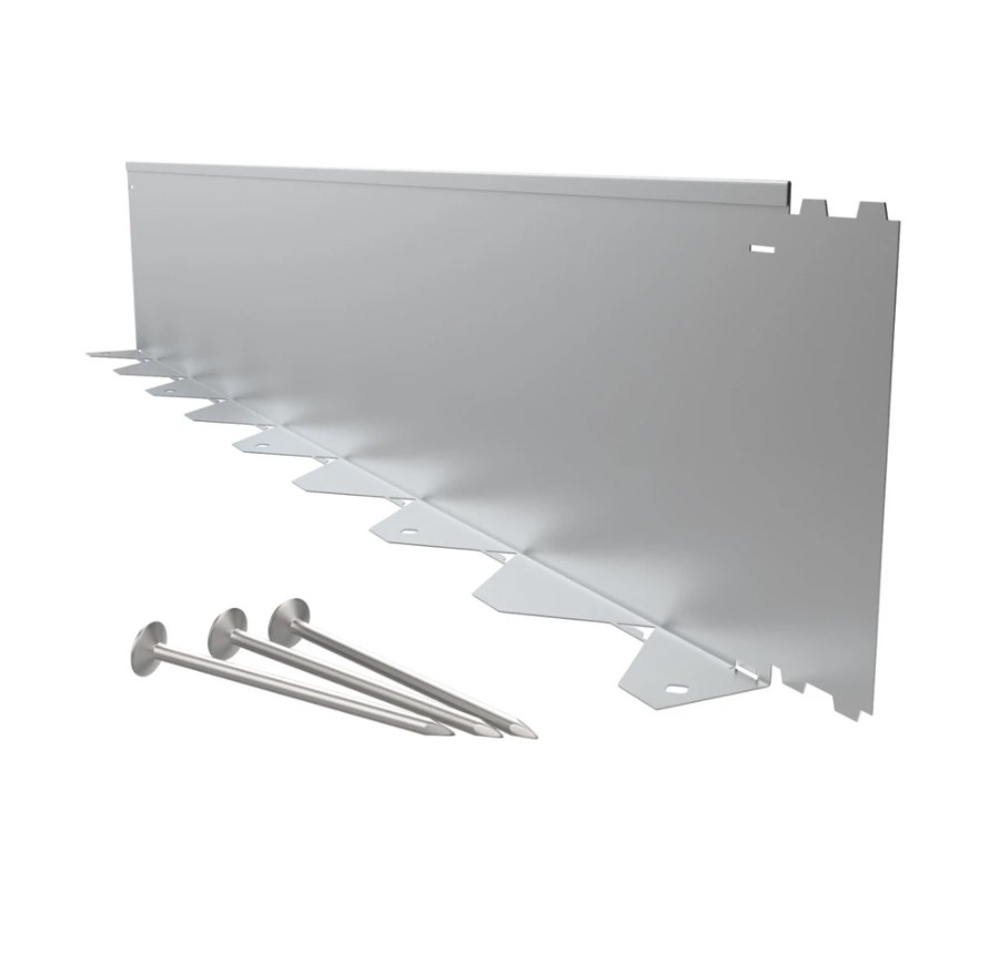 Бордюр алюмінієвий L-тип H100, фото 1