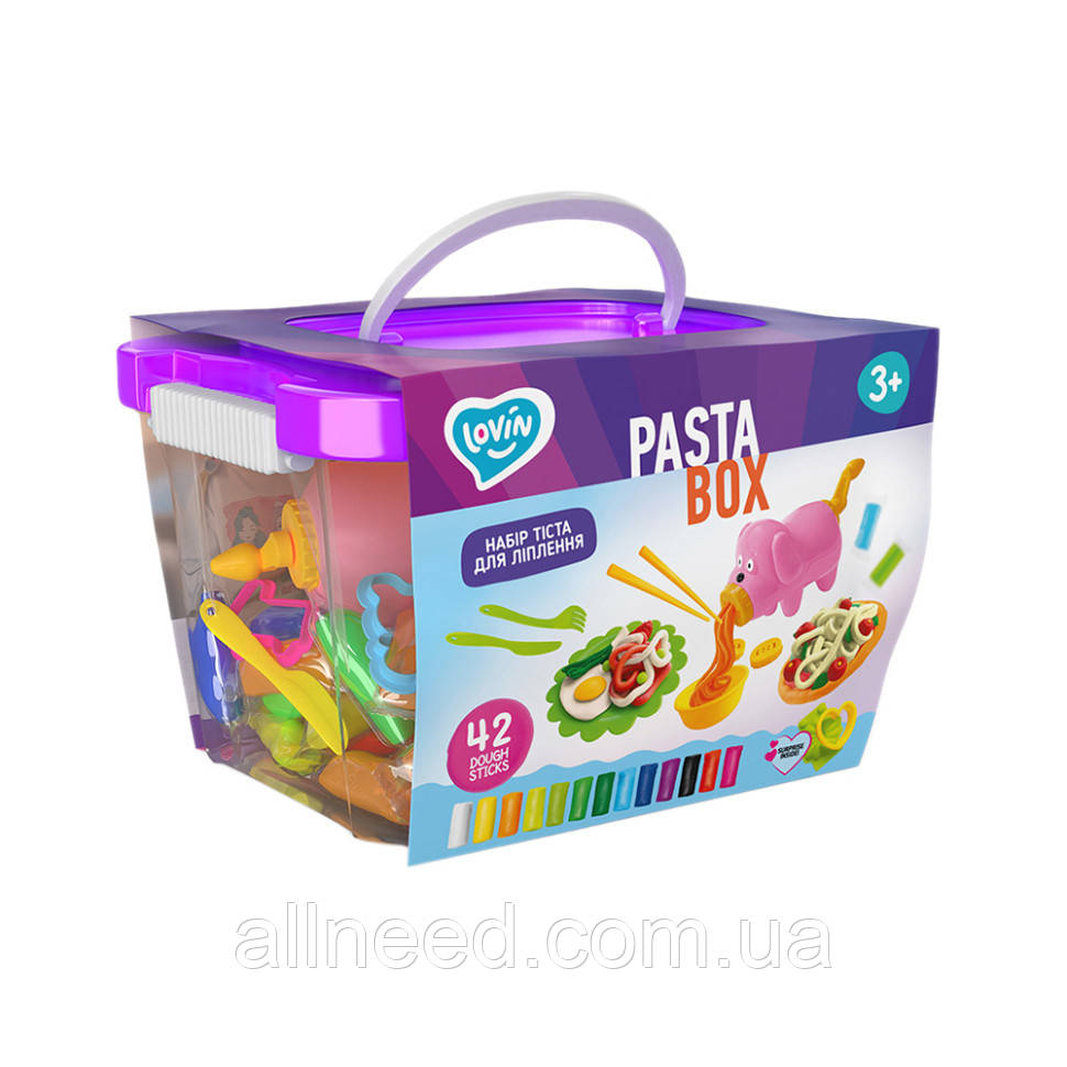 Набір для творчості "Maxi box" Lovin 41138 з тістом для ліплення, фото 1