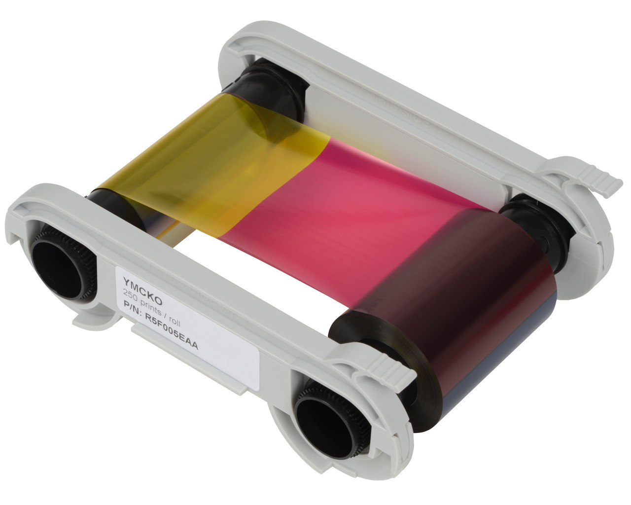 Стрічка ріббон YMCKO — 300 prints/roll (R5F008EAA) кольорова на 300 карт