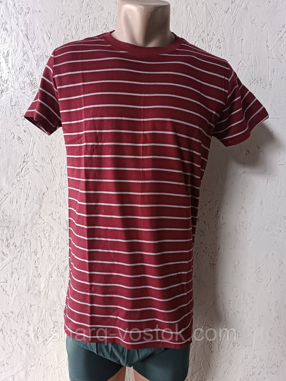 Футболка чоловіча (бордова), фото 1