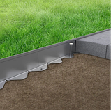 Бордюр з нержавіючої сталі L-тип H150, фото 2