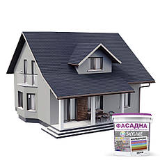 Фарба Акрил-латексна Фасадна Skyline 2000-N Димчастий 3л від Latinta, фото 3