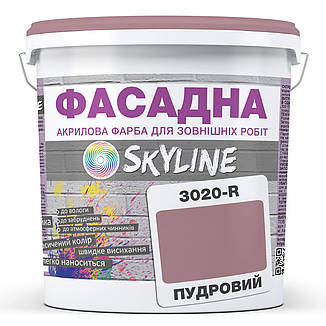 Фарба Акрил-латексна Фасадна Skyline 3020-R Пудровий 10л, фото 1