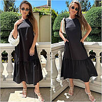 Літня романтична сукня - сарафан із воланами "Цирцея"-розмір: 50-52