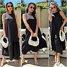 Літня романтична сукня - сарафан із воланами "Цирцея"-розмір: 50-52, фото 5